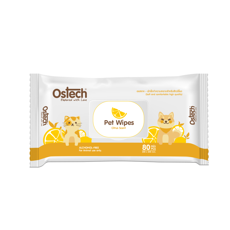 Ostech-PetWipes 80 Shts