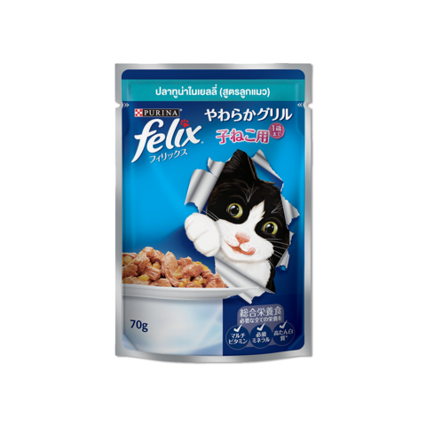 Felix-Kitten Tuna in Jelly (70g)
