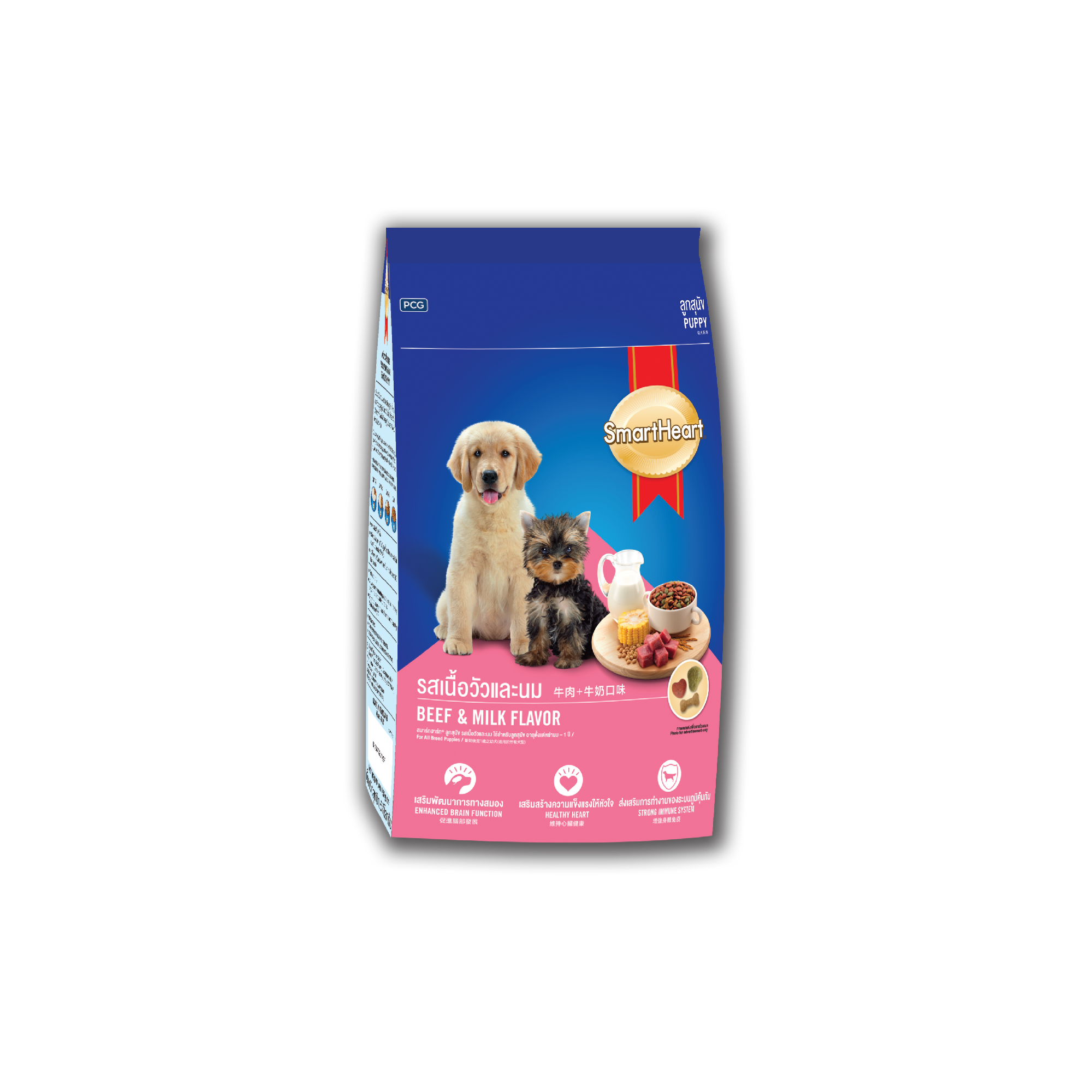 Smart Heart- Puppy Beef Milk 15kg