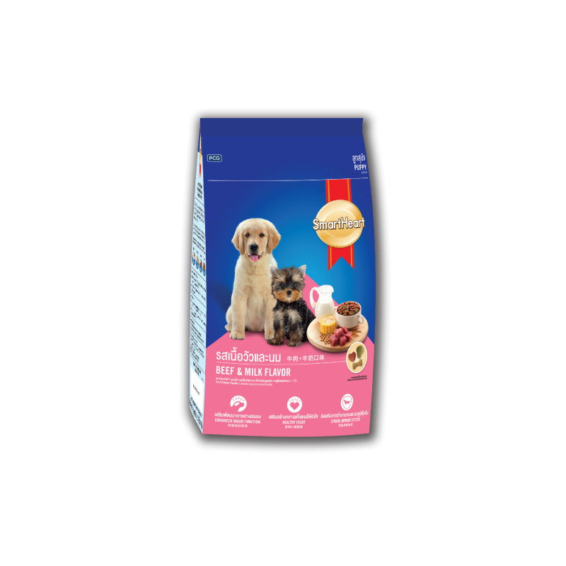 Smart Heart- Puppy Beef Milk 15kg