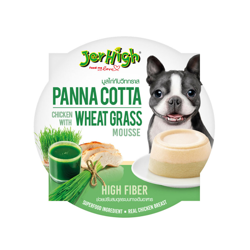 Jerhigh Panna Cotta_Wheatgrass (70g)