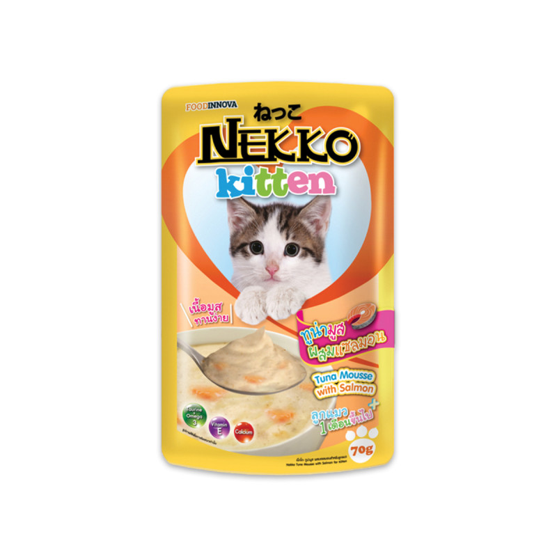 NEKKO- Kitten Tuna mixed salmon 70g