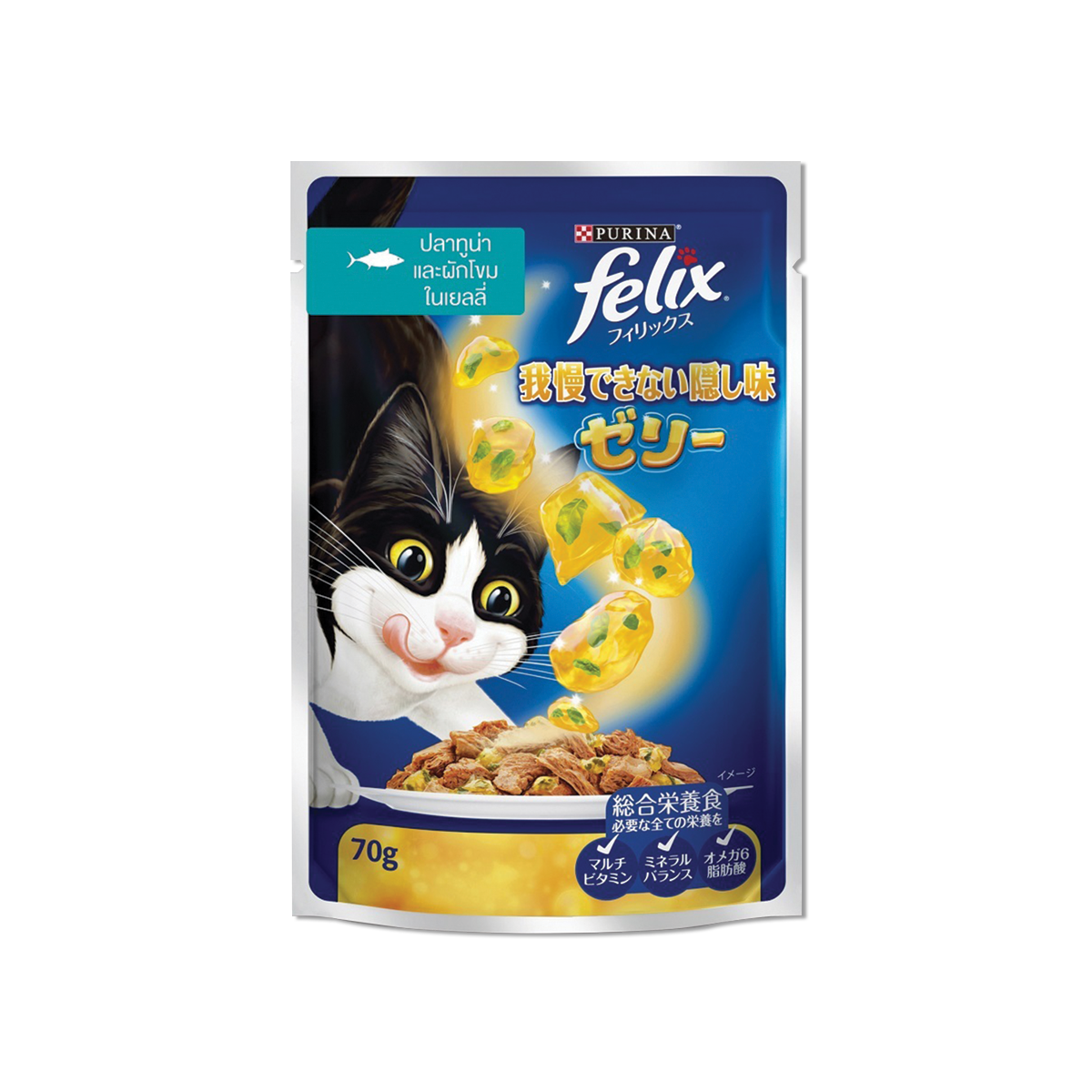 Felix-Chicken & Spinach in Jelly (70g)