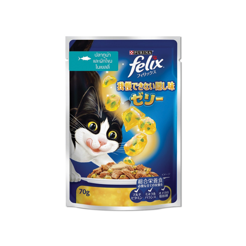 Felix-Chicken & Spinach in Jelly (70g)