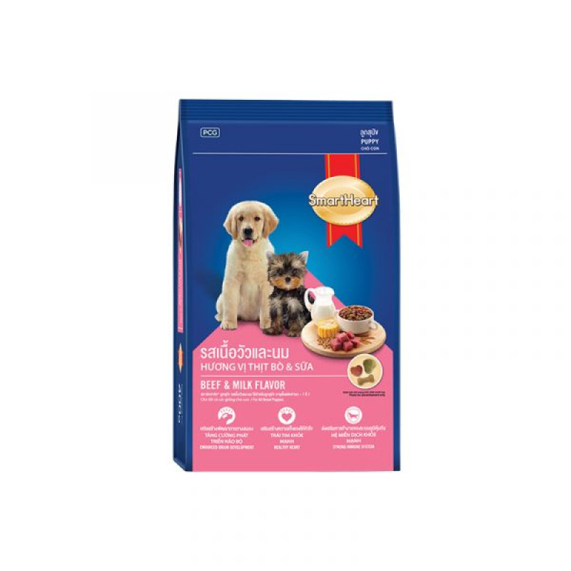 Smart Heart- Puppy Beef Milk 1.3kg