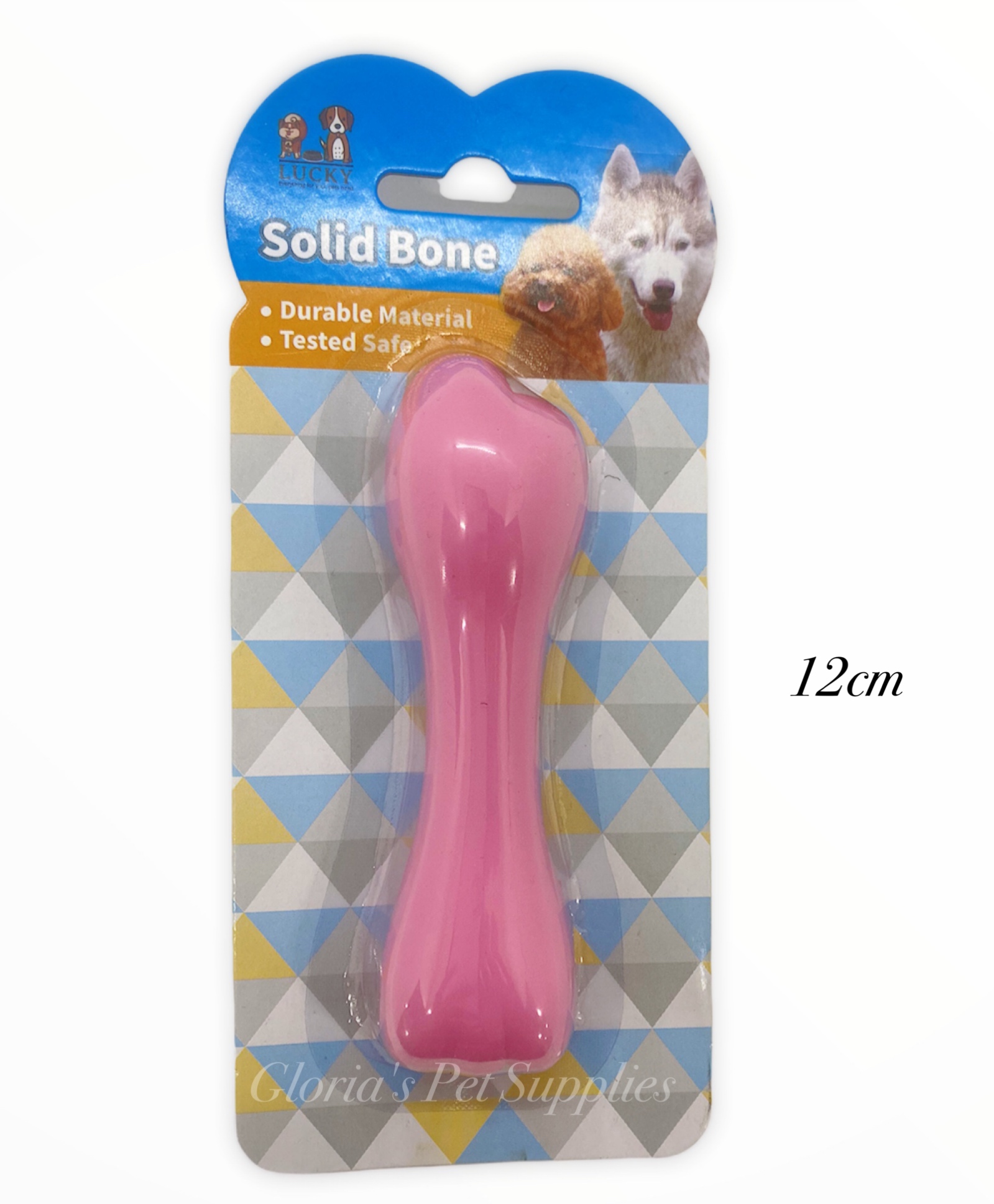 Lucky-Rubber Solid Bone(12cm)