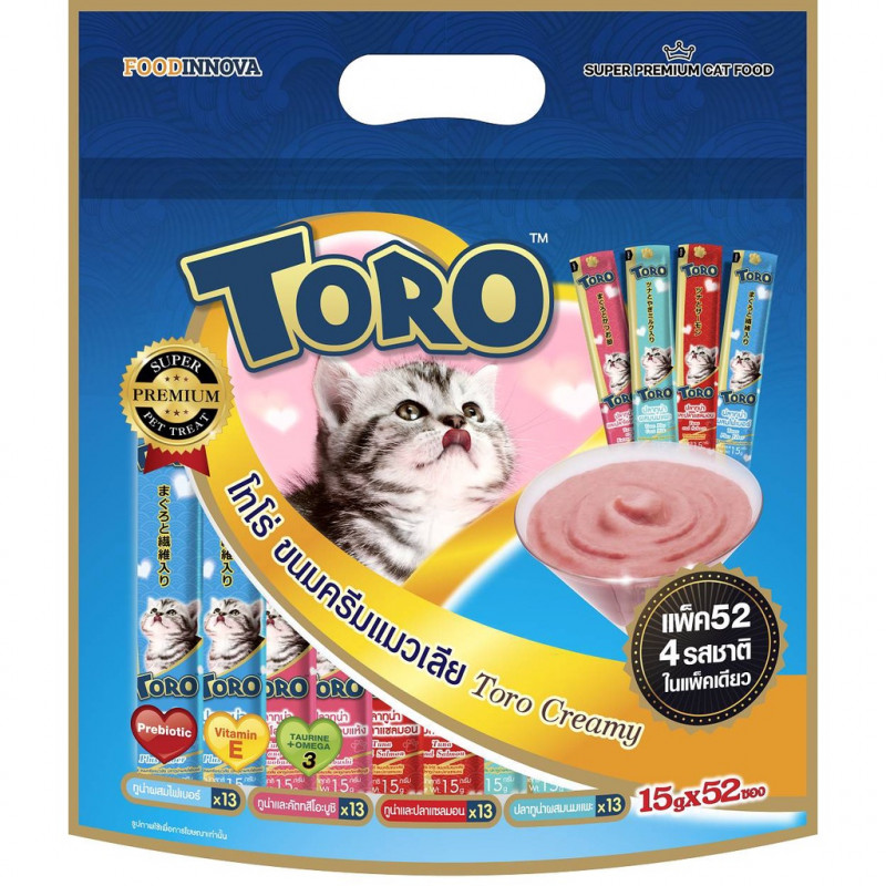 Toro Creamy- 4 Flavour Mix 52pc